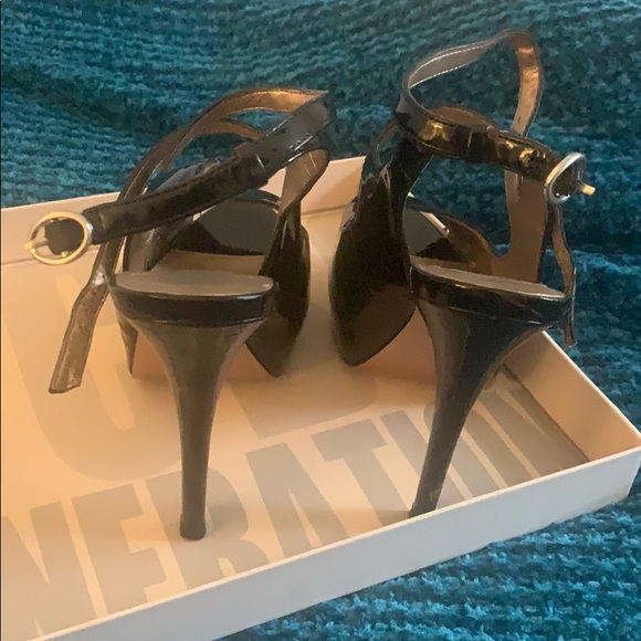 BCBG Black Patent Leather Heels - Picture 2 of 3